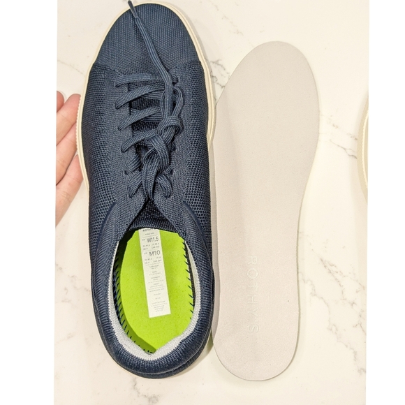 Rothy's RS02 Sneaker In Navy - Picture 8 of 10